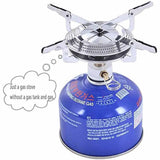 Windproof Camping Gas Stove Portable Foldable Backpack Electronic Stove Head Outdoor Cooking Picnic HikingMountaineering Camping Aimak Store