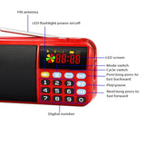 C 803 Portable Bluetooth Speaker FM Radio Receiver USB TF MP3 Player With LED Flashlight Support 2 Rechargeable 18650 Battery Aimak Store