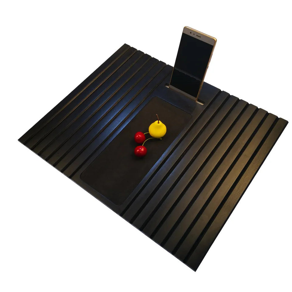 Bamboo Wood Sofa Arm Tray for Couch Flexible Sofa Tray Couch arm Table Perfect for Drinks Snacks Remote Control or Phone Great Aimak Store