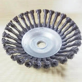 Steel Wire Wheel Garden Weed Brush Lawn Mower Grass Eater Trimmer Brush Cutter Tools Garden Grass Trimmer Head Weed Brush Aimak Store