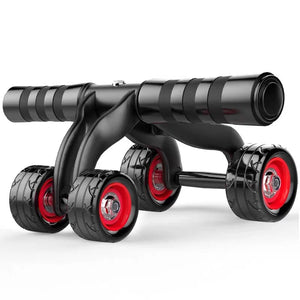 4-Wheel Abdominal Roller Muscle Trainer Home Fitness Ab Rollers Workout Aimak Store