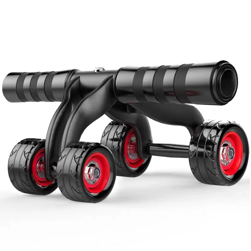 4-Wheel Abdominal Roller Muscle Trainer Home Fitness Ab Rollers Workout Aimak Store