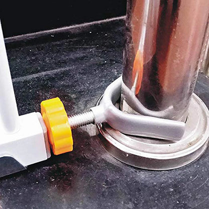 Safety Sturdy Gate Bar Orange Y-shaped Top Bolt Accessories Staircase Fix Fence For Baby And Pet Safety Household Secure Install