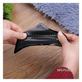 4 Pack Sticky Mat Carpet Rug Grippers 10.5x10.5x15cm Triangle Anti Slip Silicone Washable Reusable Floor Mat Door Carpet Pad Aimak Store