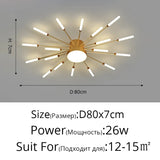 QIYIMEI Modern Ceiling Lights LED Luster Indoor Lighting For Bedroom Hall Living Kids Room Acrylic Lamps Fixture Frame 175-260V Aimak Store