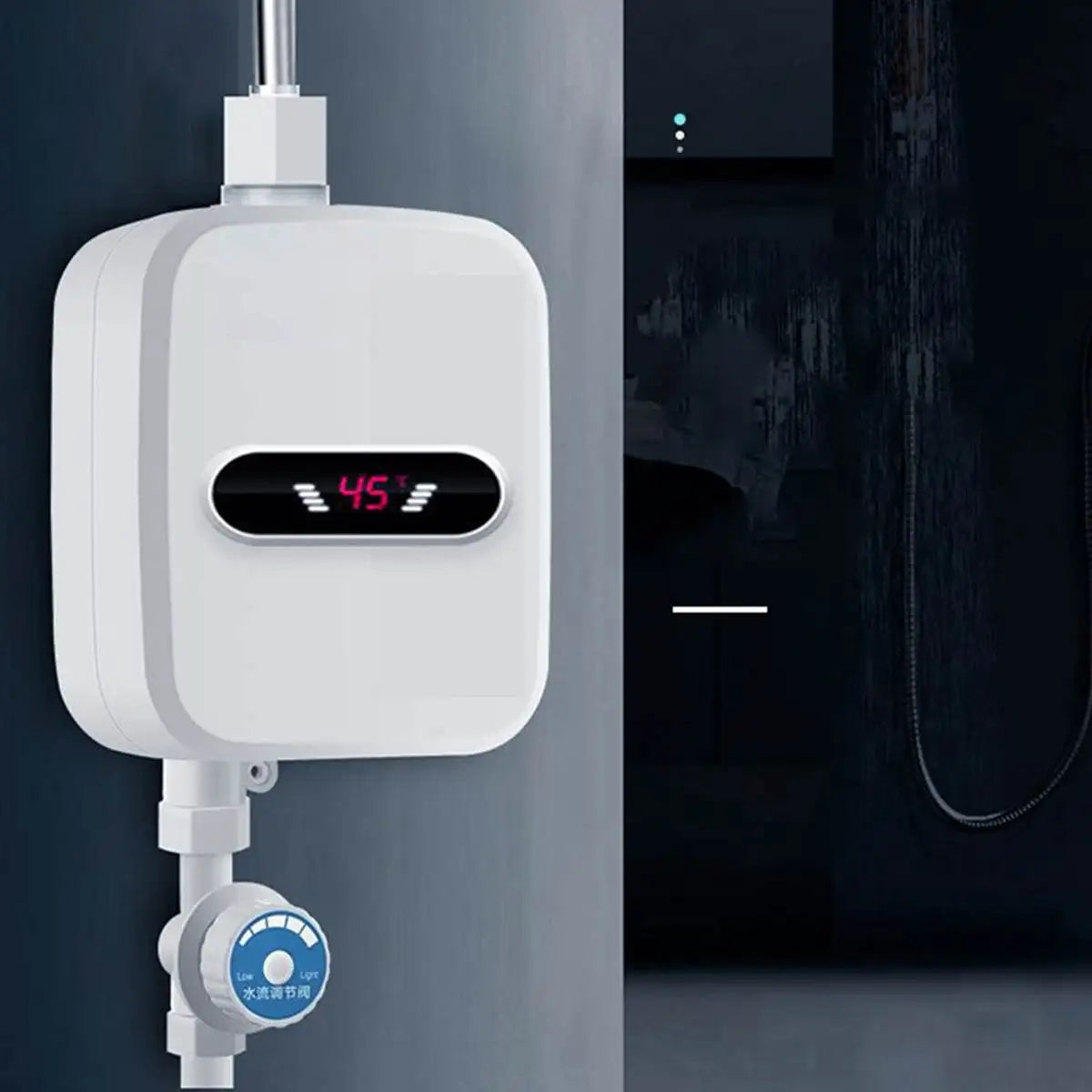 Heater for home Electric Tankless 3500W Mini Instant Hot Water Heater Kitchen Faucet Tap Heating 3 Seconds Instant Heating