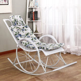 Summer Rocking Chair Recliner Rocking for Balcony Garden Leisure Relax Wicker Armchair Lazy Chair Lounge Chair Home Furniture Aimak Store