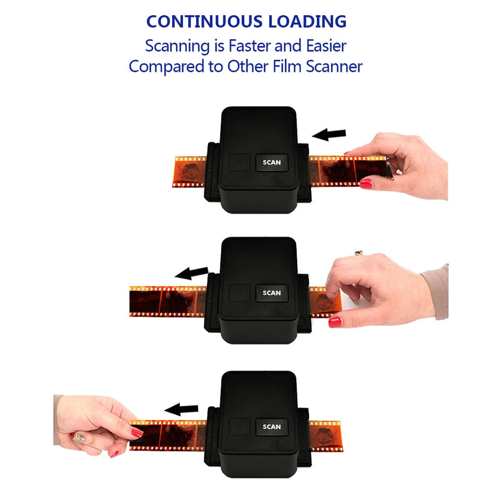Slide Scanner 35mm Negative Film Scanners 135 Slide and Film Converter 17.9 MP Moive Scaner to Digital Converter Photo Scanners Aimak Store