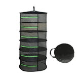 2-8 Layers Drying Net For Herbs Fish Hanging Basket Folding Dry Rack Herb Vegetable Dryer Bag Mesh Flowers Buds Plants Organizer Aimak Store