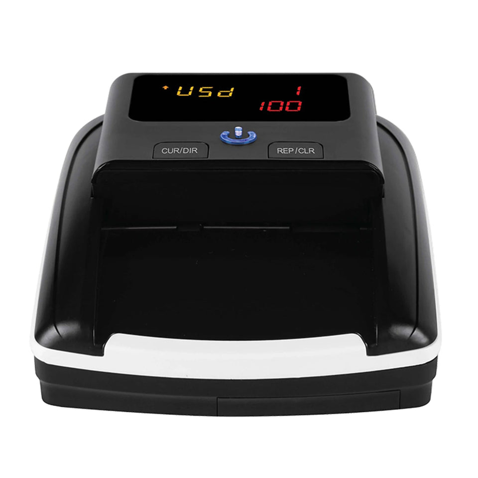 Bisofice Portable Mini Money Counter Counterfeit Bill Detector Automatic Money Detection By UV MG IR Image Paper Quality Size Aimak Store