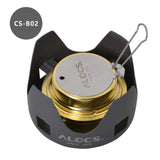 ALOCS CS-B02 CS-B13 Compact Mini Spirit Burner Alcohol Stove with Stand for Outdoor Backpacking Hiking Camping Furnace Aimak Store
