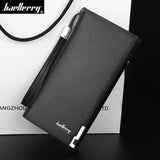 Luxury Famous Brand Wallet Long Purse Male Big Walet Men's Handy Clutch Portomonee Baellery Phone Money Bag Wristlet Aimak Store