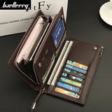 Luxury Famous Brand Wallet Long Purse Male Big Walet Men's Handy Clutch Portomonee Baellery Phone Money Bag Wristlet Aimak Store