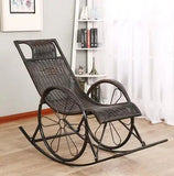 Summer Rocking Chair Recliner Rocking for Balcony Garden Leisure Relax Wicker Armchair Lazy Chair Lounge Chair Home Furniture Aimak Store