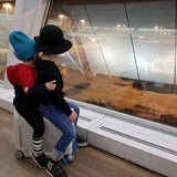 Multifunction Super Can Ride Sleep Reclining Removable Child Travel Artifact Rolling Luggage Spinner Brand Travel Suitcase Aimak Store