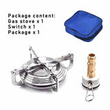 Windproof Camping Gas Stove Portable Foldable Backpack Electronic Stove Head Outdoor Cooking Picnic HikingMountaineering Camping Aimak Store