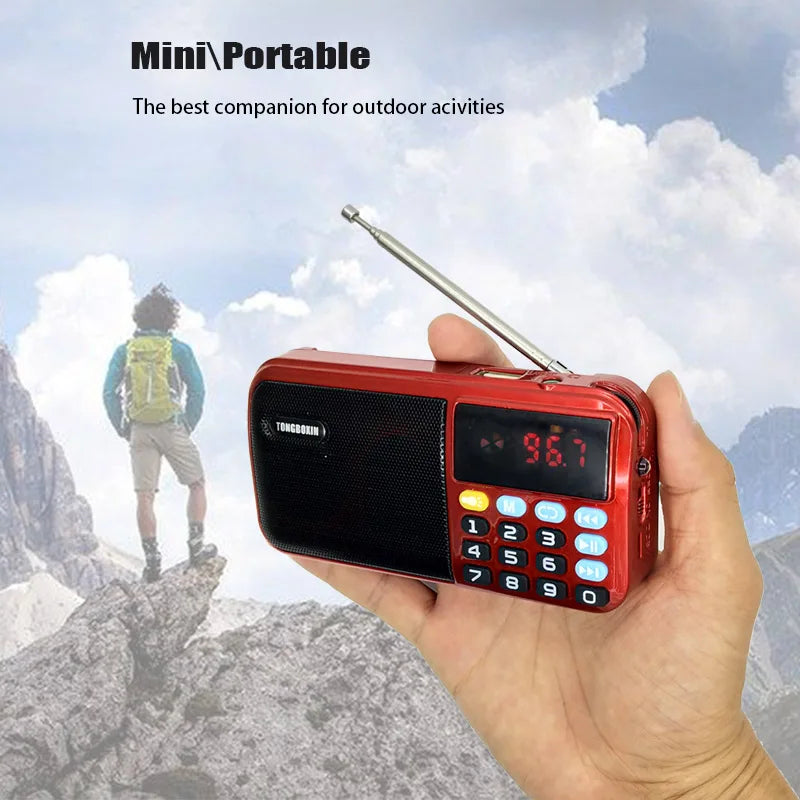 C 803 Portable Bluetooth Speaker FM Radio Receiver USB TF MP3 Player With LED Flashlight Support 2 Rechargeable 18650 Battery Aimak Store