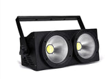 200W LED COB Wash Audience Light 2eye 2x100W Flood Stage Light LED Matrix Blinder Light DMX Stage Uplighting For Show Conce Aimak Store