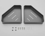 Bathroom Shelf Corner Space Aluminum Bathroom Triangle Basket Shower Room Storage Rack Wall Mounted Black/Matte/Grey Aimak Store
