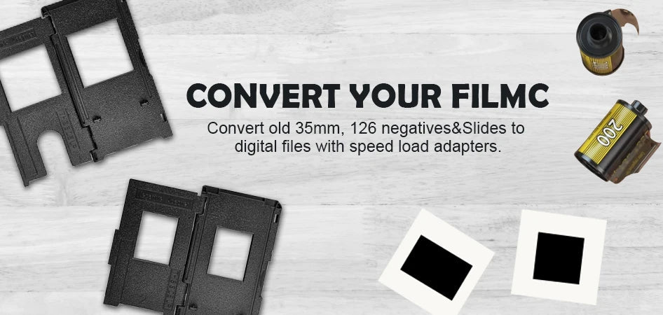 Slide Scanner 35mm Negative Film Scanners 135 Slide and Film Converter 17.9 MP Moive Scaner to Digital Converter Photo Scanners Aimak Store
