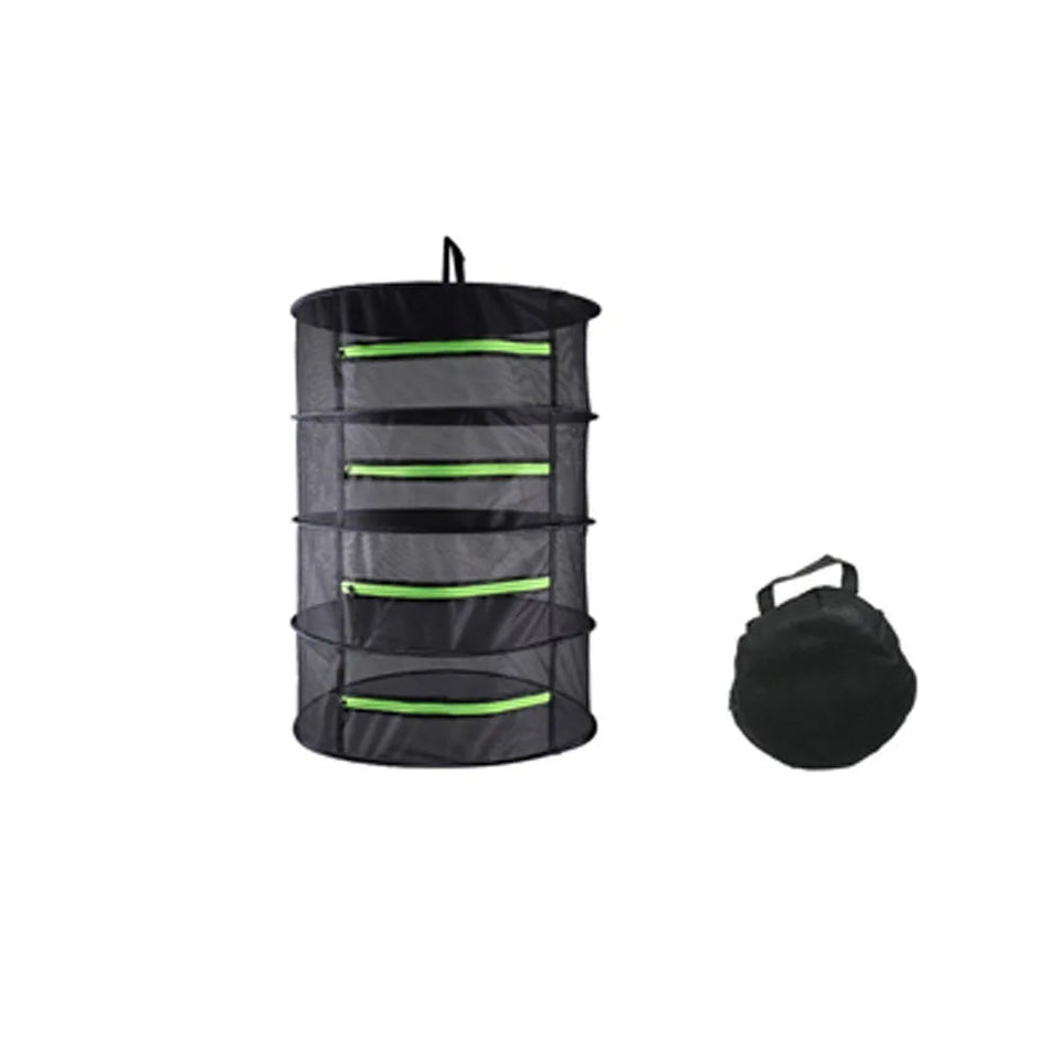 2-8 Layers Drying Net For Herbs Fish Hanging Basket Folding Dry Rack Herb Vegetable Dryer Bag Mesh Flowers Buds Plants Organizer Aimak Store