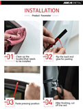 SEAMETAL Car Door Seal Strip Rubber Double Layer Sealing Protector Soundproof Waterproof Weather Strips for Car Door Hood Trunk Aimak Store