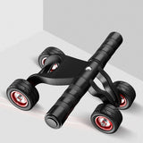 4-Wheel Abdominal Roller Muscle Trainer Home Fitness Ab Rollers Workout Aimak Store