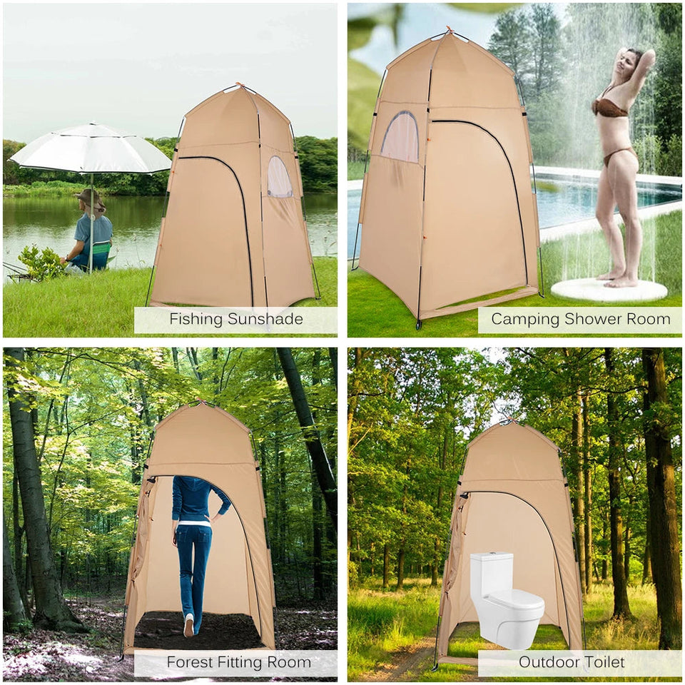 TOMSHOO Portable Outdoor Shower Bath Changing Fitting Room Tent Shelter Camping Beach Privacy Toilet photography tent Aimak Store