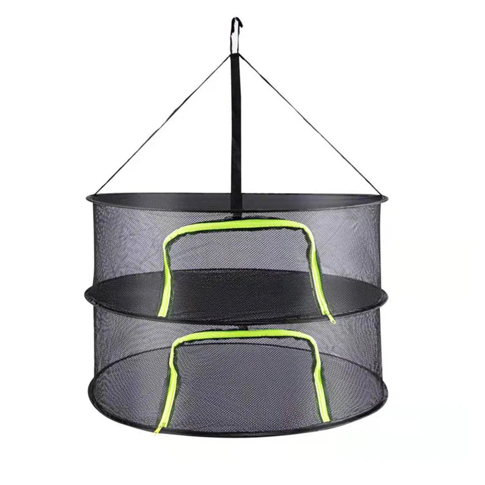 2-8 Layers Drying Net For Herbs Fish Hanging Basket Folding Dry Rack Herb Vegetable Dryer Bag Mesh Flowers Buds Plants Organizer Aimak Store