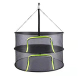 2-8 Layers Drying Net For Herbs Fish Hanging Basket Folding Dry Rack Herb Vegetable Dryer Bag Mesh Flowers Buds Plants Organizer Aimak Store