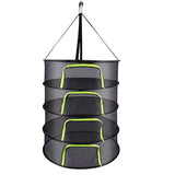 2-8 Layers Drying Net For Herbs Fish Hanging Basket Folding Dry Rack Herb Vegetable Dryer Bag Mesh Flowers Buds Plants Organizer Aimak Store