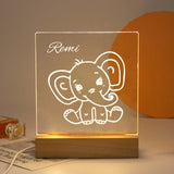 Drop Shipping Personalized Nightlight USB LED Customized Name 3D Lamp  Decoration Bedroom Toys Birthday For Baby Children Gift Aimak Store