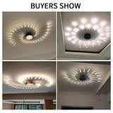 QIYIMEI Modern Ceiling Lights LED Luster Indoor Lighting For Bedroom Hall Living Kids Room Acrylic Lamps Fixture Frame 175-260V Aimak Store