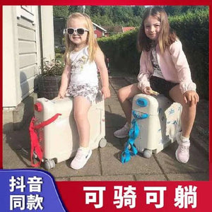 Multifunction Super Can Ride Sleep Reclining Removable Child Travel Artifact Rolling Luggage Spinner Brand Travel Suitcase Aimak Store