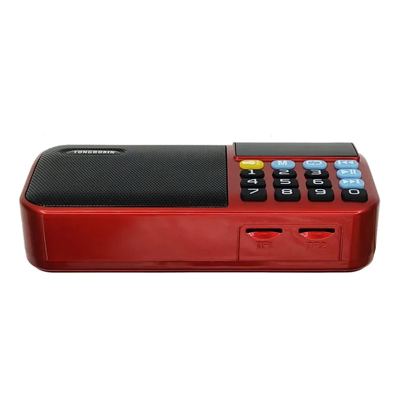 C 803 Portable Bluetooth Speaker FM Radio Receiver USB TF MP3 Player With LED Flashlight Support 2 Rechargeable 18650 Battery Aimak Store