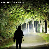 Portable LED Flashlight USB Rechargeable Pocket Flashlight Waterproof Torch with Output Power Bank Function for Camoping Hiking Aimak Store