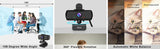 FIFINE 1440p Full HD PC Webcam with Microphone, tripod, for USB Desktop & Laptop,Live Streaming Webcam for Video Calling-K420 Aimak Store