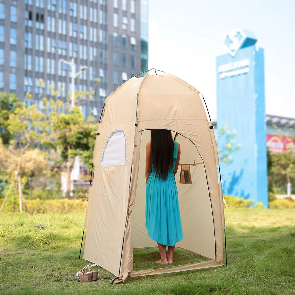 TOMSHOO Portable Outdoor Shower Bath Changing Fitting Room Tent Shelter Camping Beach Privacy Toilet photography tent Aimak Store