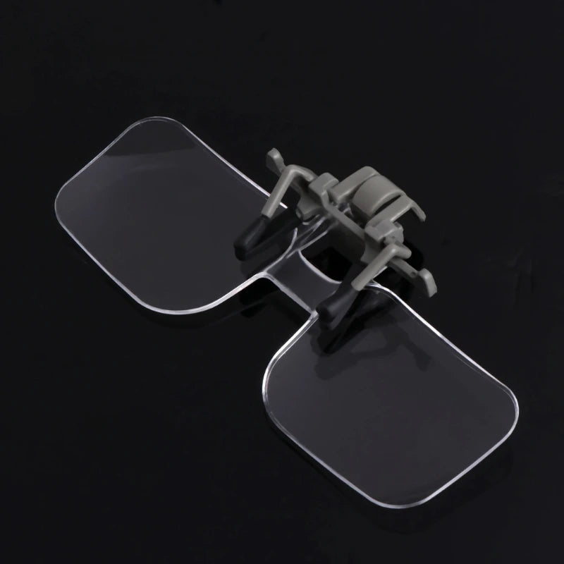 2X Glasses Style Magnifier Magnifying Glass with Clip For Reading Aimak Store