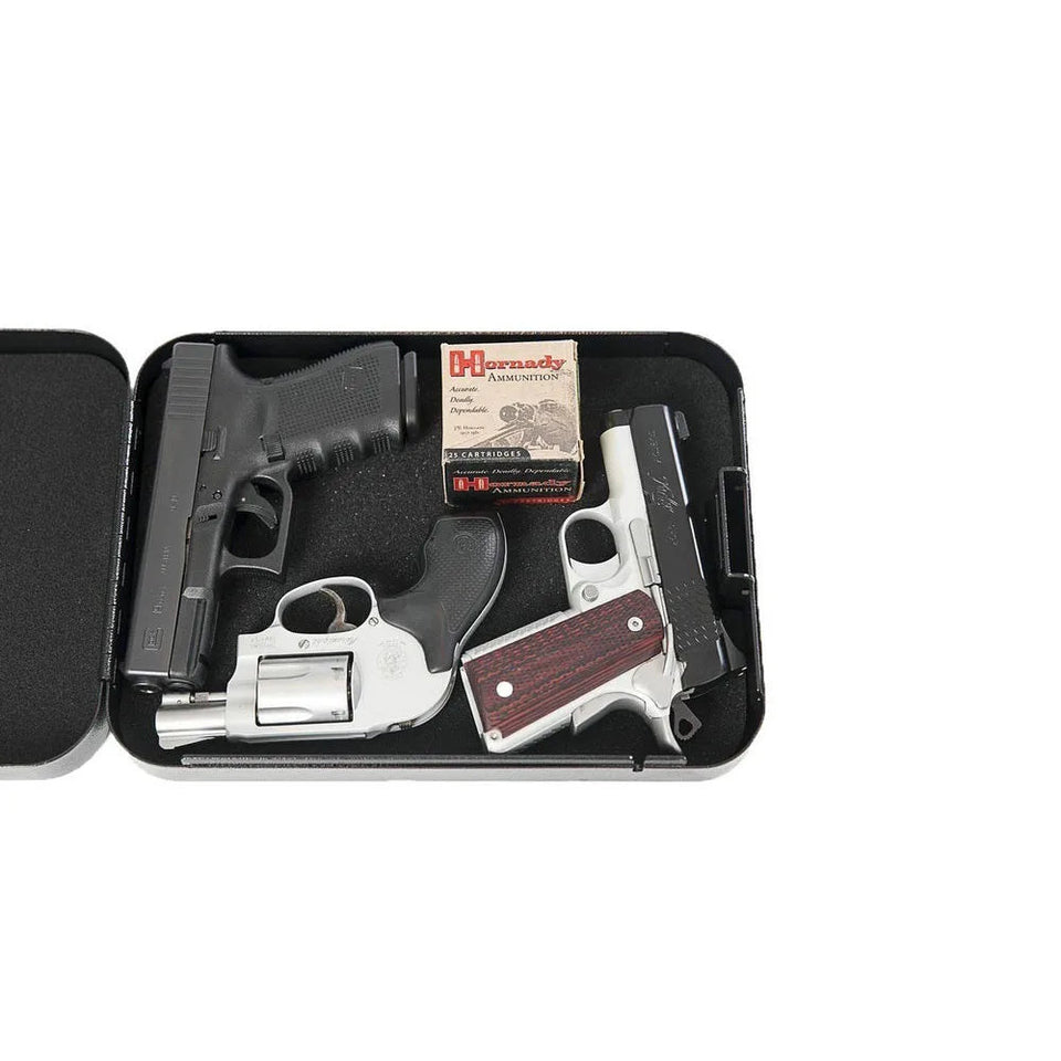 Dialing Wheel Password Gun Safes Weapon Case Pistol Safe Valuables Money Jewelry Storage Box Gunbox Security Pistol Strongbox Aimak Store