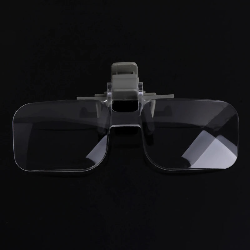 2X Glasses Style Magnifier Magnifying Glass with Clip For Reading Aimak Store