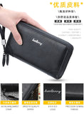 New Men Wallets Large Capacity Cell Phone Pocket Double Zipper Clutch Bag Passcard  Male Business Purse Aimak Store
