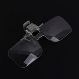 2X Glasses Style Magnifier Magnifying Glass with Clip For Reading Aimak Store