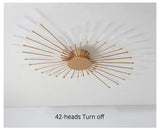 QIYIMEI Modern Ceiling Lights LED Luster Indoor Lighting For Bedroom Hall Living Kids Room Acrylic Lamps Fixture Frame 175-260V Aimak Store