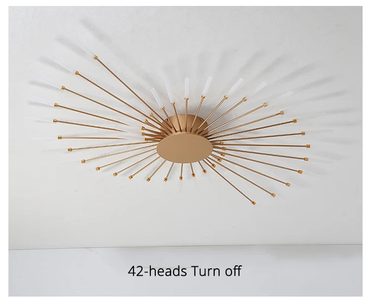 QIYIMEI Modern Ceiling Lights LED Luster Indoor Lighting For Bedroom Hall Living Kids Room Acrylic Lamps Fixture Frame 175-260V Aimak Store