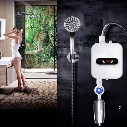 Heater for home Electric Tankless 3500W Mini Instant Hot Water Heater Kitchen Faucet Tap Heating 3 Seconds Instant Heating