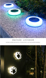 Outdoor Solar Powered Garden Cat Paw Lawn Lights Solar Cute Cat Paw Ground Lamps LED Cat Paw Scene Light Landscape Light Aimak Store