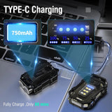 8 Modes Waterproof Mini Keychain Flashlight Magnet USB C Rechargeable EDC 800 High Lumens LED&COB Portable Clip on Flashlights Aimak Store