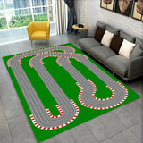 Child Playmat Highway City Traffic Playroom Area Rug Large Carpet Rug for Living Room Bedroom Decor Kids Play Non-slip Floor Mat Aimak Store