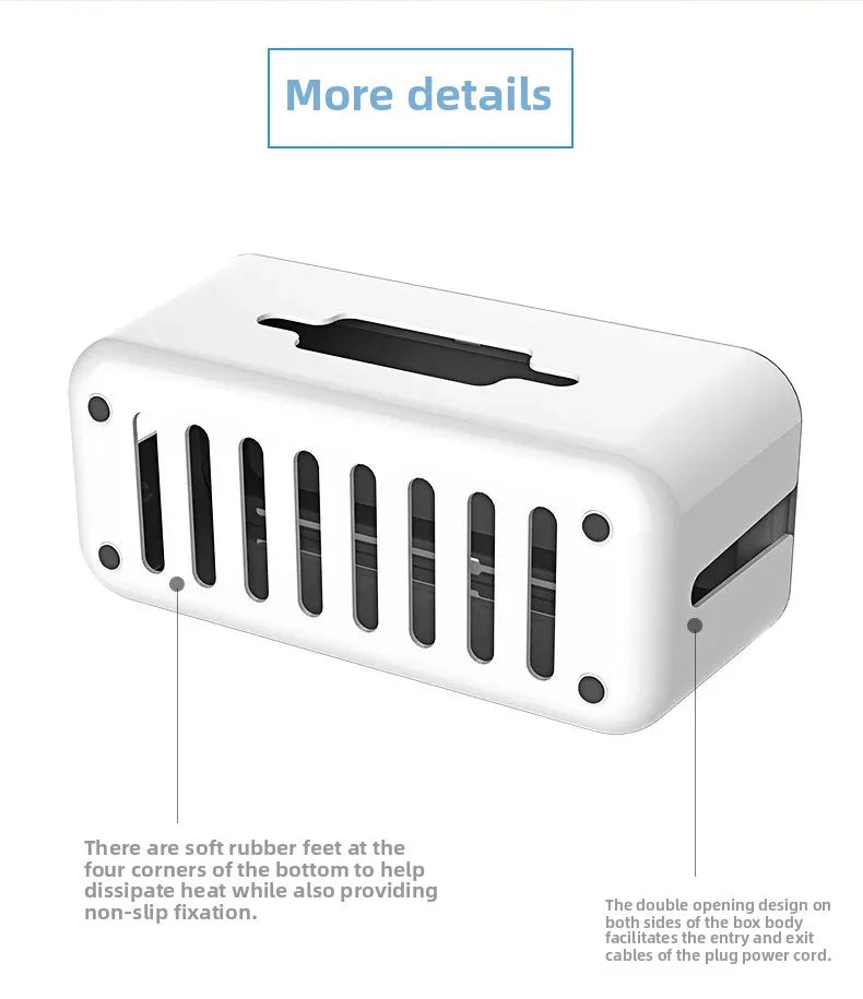 Orico Cmb Extension Lead Storage Box Cable Organizer Desktop Power Cord Management Tray Socket Storage Container Aimak Store